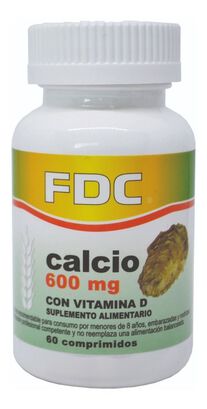 Calcio 600 Vitamina D X 60 Comprimidos,hi-res