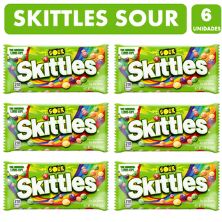 Skittles Sour - Sabores Surtidos Envase Verde (Pack Con 6Un),hi-res
