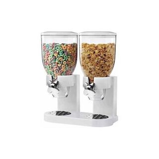 Dispensador Dual de Cereales Blanco Fresh Easy - Cereal Avena Dulces,hi-res
