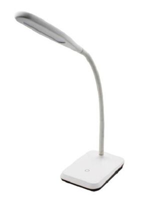 Lámpara Escritorio Tiber Led 5W Touch Cargador USB Blanco,hi-res