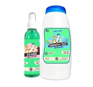 Kit Para Gato Shampoo Seco + Colonia Mango Eucalipto,hi-res