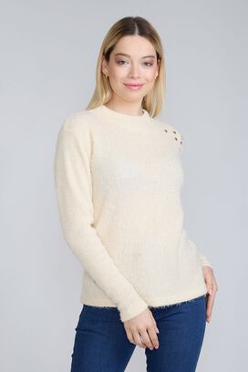 Sweater Peludo Crudo Tentation  ,hi-res