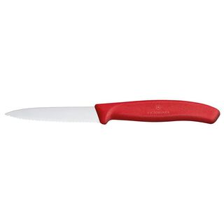 Cuchillo verdura rojo 8 cm Victorinox,hi-res