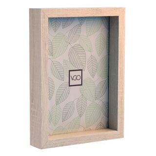 Marco plástico box simil madera Natural 30x40 cm,hi-res