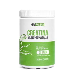 Creatina monohidratada 300 gramos - NewPharma,hi-res