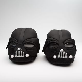 Pantufla 3D Hombre Darth Vader Head Negro Star Wars,hi-res