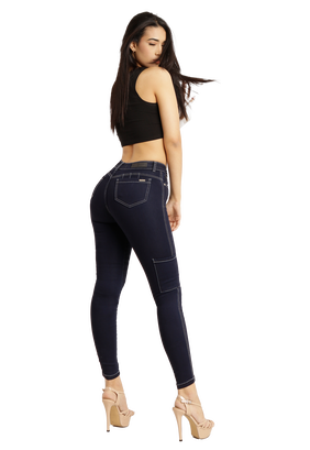 Jeans Pitillo Azul Mujer Dirty Jeans,hi-res