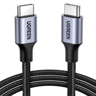 UGREEN Cable de datos USB-C 2.0 a USB- C 2.0 5A 1M Gris,hi-res