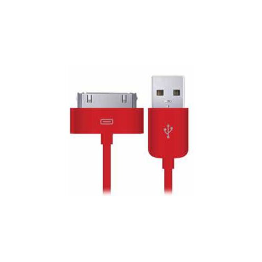 CABLE USB 2.0 IPOD/IPHONE/IPAD MODELO 2G 3GS 4GS - RED,hi-res