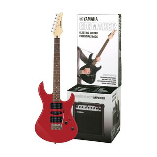 Pack guitarra electrica con amplificador y accesorios ERG121GPII Metallic Red - Yamaha,hi-res