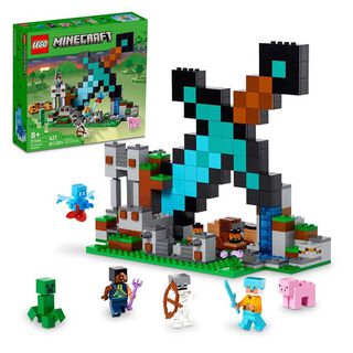 Lego Minecraft La Fortificacion-Espada 21244 - Crazygames,hi-res