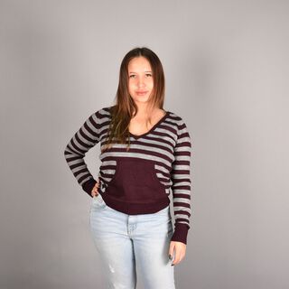 Sweater Mujer Acrílico Caoba M,hi-res