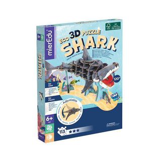 Puzzle Eco 3D Tiburon Blanco,hi-res