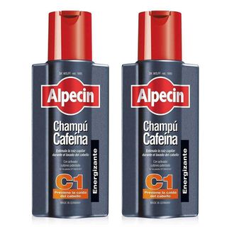 Kit 2 Shampoo Anti caída calvicie cafeína Alpecin Alemán C1,hi-res