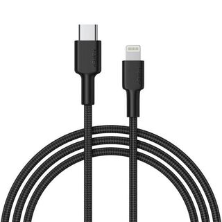 AUKEY Cable USB-C a Lightning 1m Negro - CB-CL02,hi-res