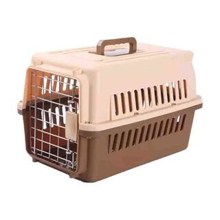 Canil Transportadora Gatos Perros Mascotas marron ,hi-res