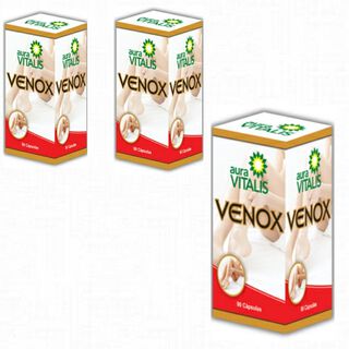 pack 3 frascos Venox 90 capsulas c/u Cansancio Piernas Pesadez,hi-res