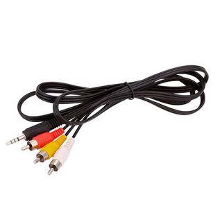 Cable de conexión de audio Irt macho a macho con 3 conectores RCA,hi-res