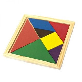 Tangram de madera pequeño multicolor Smallbox,hi-res