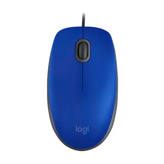 Mouse Logitech Alambrico M110 Silent Azul 1000dpi,hi-res