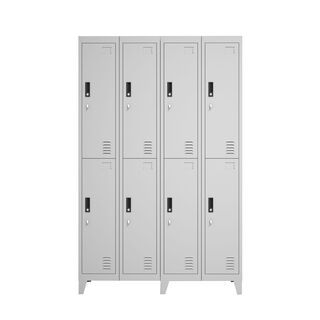 Lockers Metálicos: 4 Cuerpos y 8 Puertas,hi-res