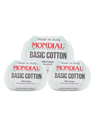 Basic Cotton 100% Algodón - Blanco (pack 3 unid),hi-res