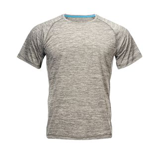 Polera Hombre Core Q-Dry T-Shirt Melange Gris Lippi,hi-res