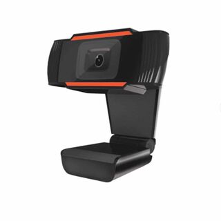Webcam Cámara con micrófono y soporte para pantalla, conexión plug y USB – 07958,hi-res