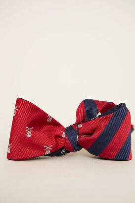 Corbata vintage  rojo nostalgic talla M A1730,hi-res
