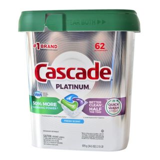 Detergente para Lavavajillas Platinum Fresh 62pods Cascade,hi-res