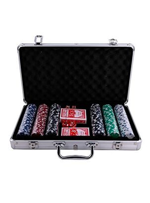set cartas poker maleta aluminio 300 pcs,hi-res
