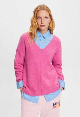 Sweater De Cuello En V Mujer Esprit,hi-res