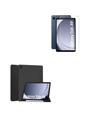Funda Lamina Vidrio Para Tablet Galaxy Samsung A9 Negro,hi-res