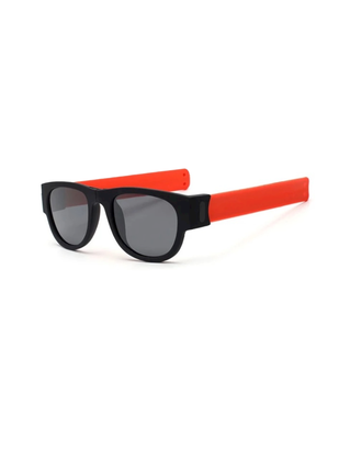 Gafas de Sol Plegables - Naranjo/Marco Negro,hi-res
