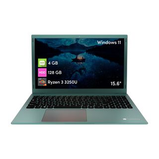 Notebook UltraSlim Gateway Ryzen 3 4GB 128SSD 15.6 W11 Verde,hi-res