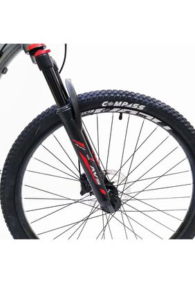  EUROBIKE Bicicleta de montaña de 29 pulgadas para hombre, marco  XL, unisex, marco de 19 pulgadas, para adultos, hombres y mujeres, frenos  de disco (negro y rojo) : Deportes y Actividades