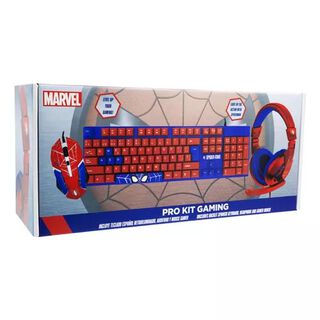 Kit Gamer Spiderman 3 En 1 Teclado/mouse/audifono,hi-res