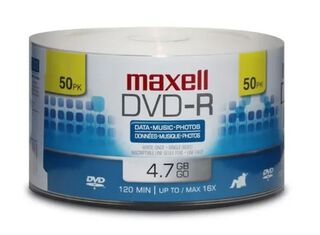 50 Dvd-r Maxell Nuevos No Imprimibles,hi-res