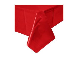 2 Manteles plásticos color rojo 137x274 cm,hi-res