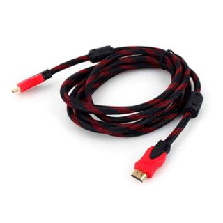 Cable Hdmi 20 mt Full HD 4K Negro y Rojo,hi-res