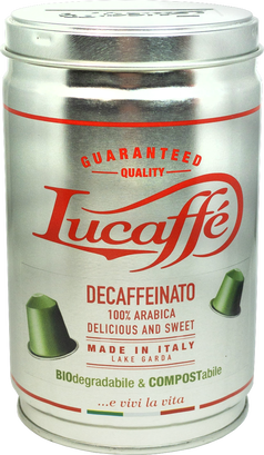 Lucaffe Capsulas de Café Descafeinado - 250g,hi-res