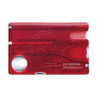 Swisscard Nailcare rojo Transparente Victorinox,hi-res