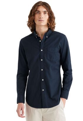 Camisa Hombre Oxford Slim Fit Azul Oscuro 29599-0052,hi-res