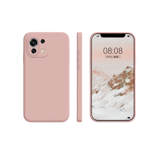 Carcasa Silicón Para Xiaomi Mi 11 lite - rosa palido,hi-res