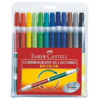 Estuche Wallet Bicolor Faber-Castell x24 Colores,hi-res
