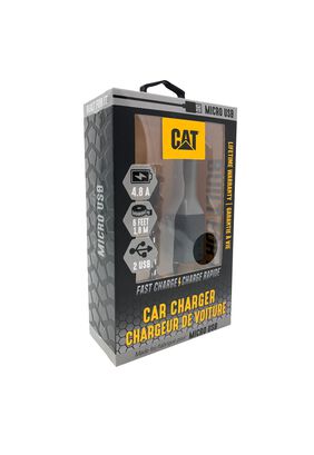 CARGADOR CAT PARA AUTOS MICRO USB DOBLE,hi-res