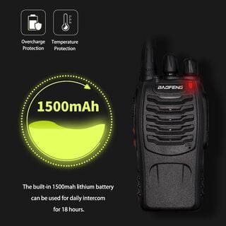 Radios Baofeng Walkie Talkie Pack Dos Transmisores 1500 mAh,hi-res
