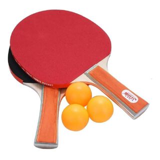 Set Par Paletas Raqueta Ping Pong Con 3 Pelotas,hi-res