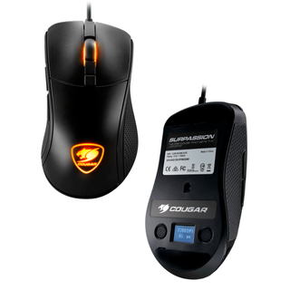 Mouse Gamer Cougar Surpassion + LCD Regulador DPI y HZ,hi-res