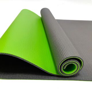 Mat Yoga Bicolor 5mm verde/gris Urban Fit,hi-res